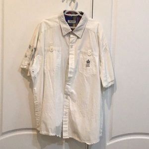 Parrish, short sleeve button down sz 4x